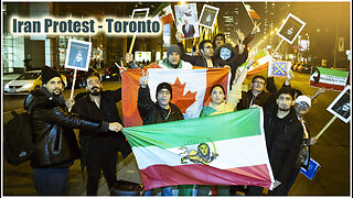 Spontaneous Iran protest Toronto