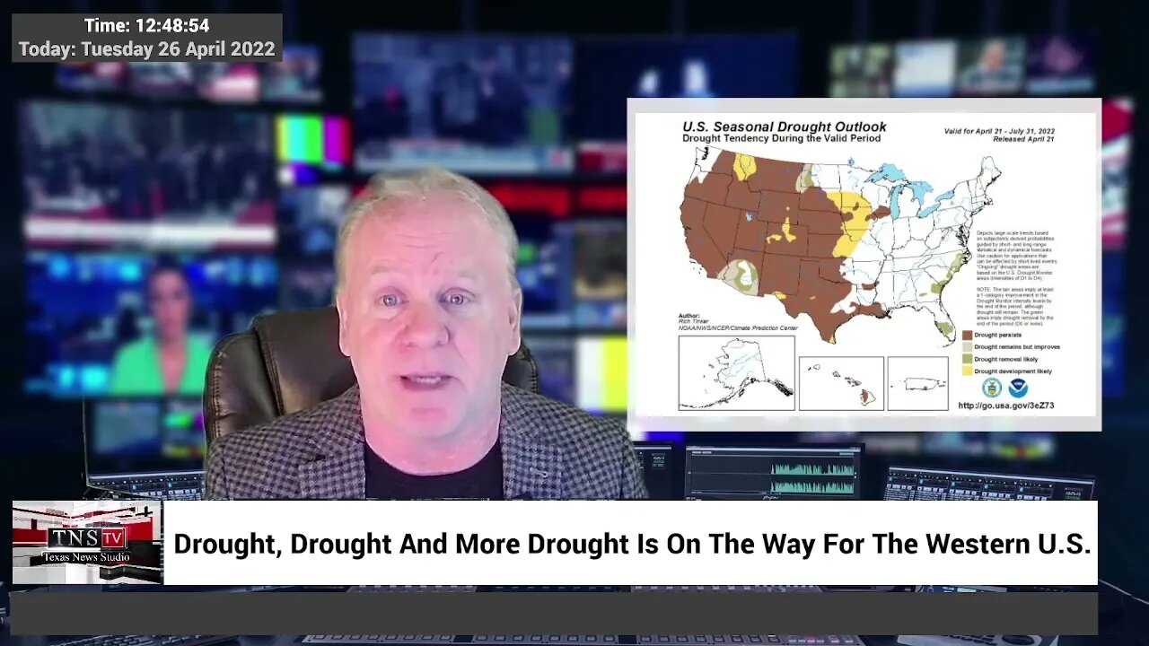 Drought, Drought And More Drought Is On The Way For The Western U.S.