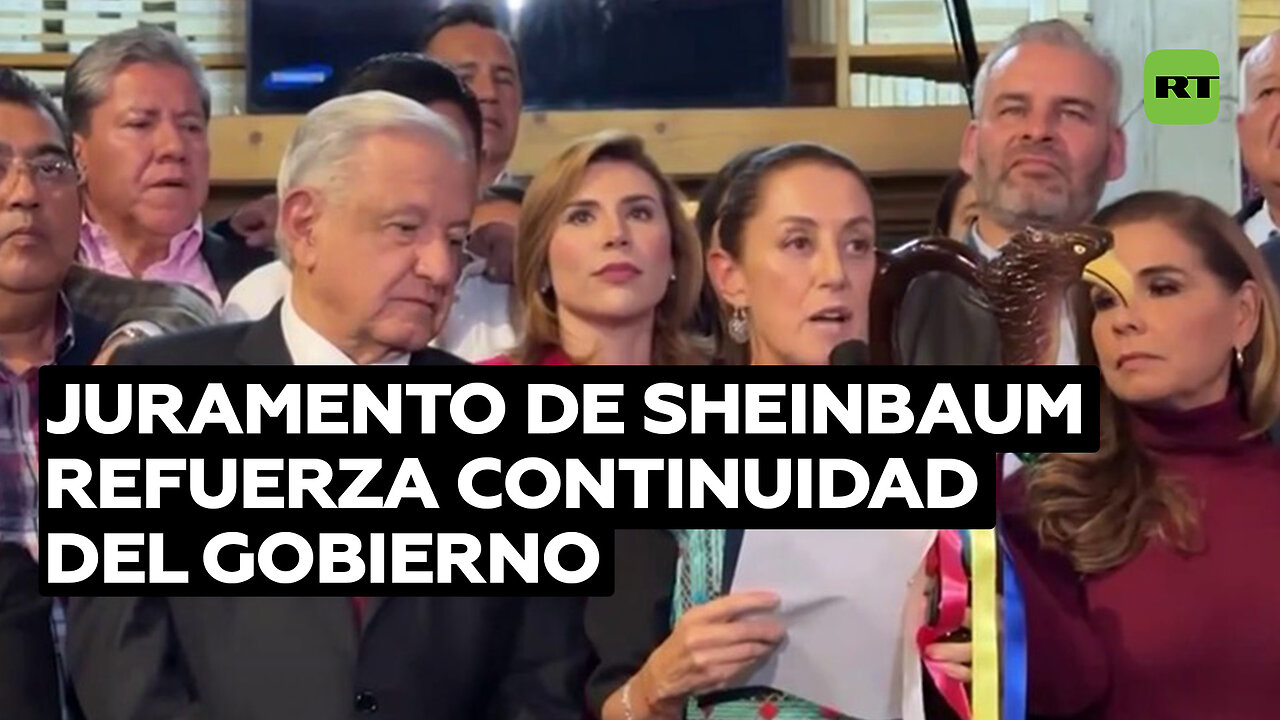 Sheinbaum: "Tomo la responsabilidad de continuar el rumbo trazado por Andrés Manuel López Obrador"