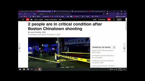 Well Happy Easter and surprise another "Incident" has taken place in Chinatown over night !