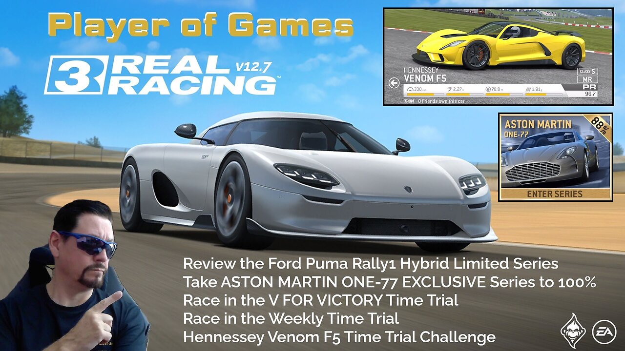 Player of Games: Real Racing 3 Update 12.7: Take ASTON MARTIN ONE-77 EXCLUSIVE Series to 100%