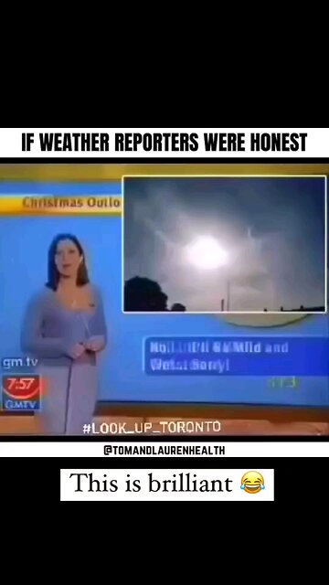 if the weather people told the truth