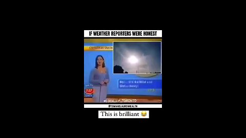 if the weather people told the truth