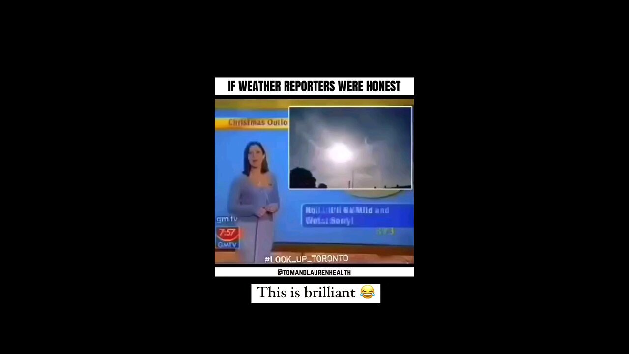 if the weather people told the truth