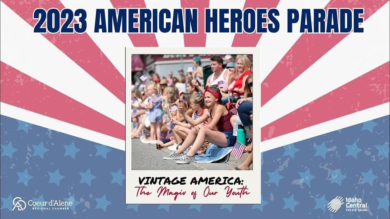 AMERICAN HEREOS PARADE 23' - Coeur D'Alene, ID - 4th Of July #4thJuly #4thofjuly #usa #america #live