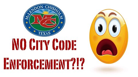 039: No City Code Enforcement?!? Really?