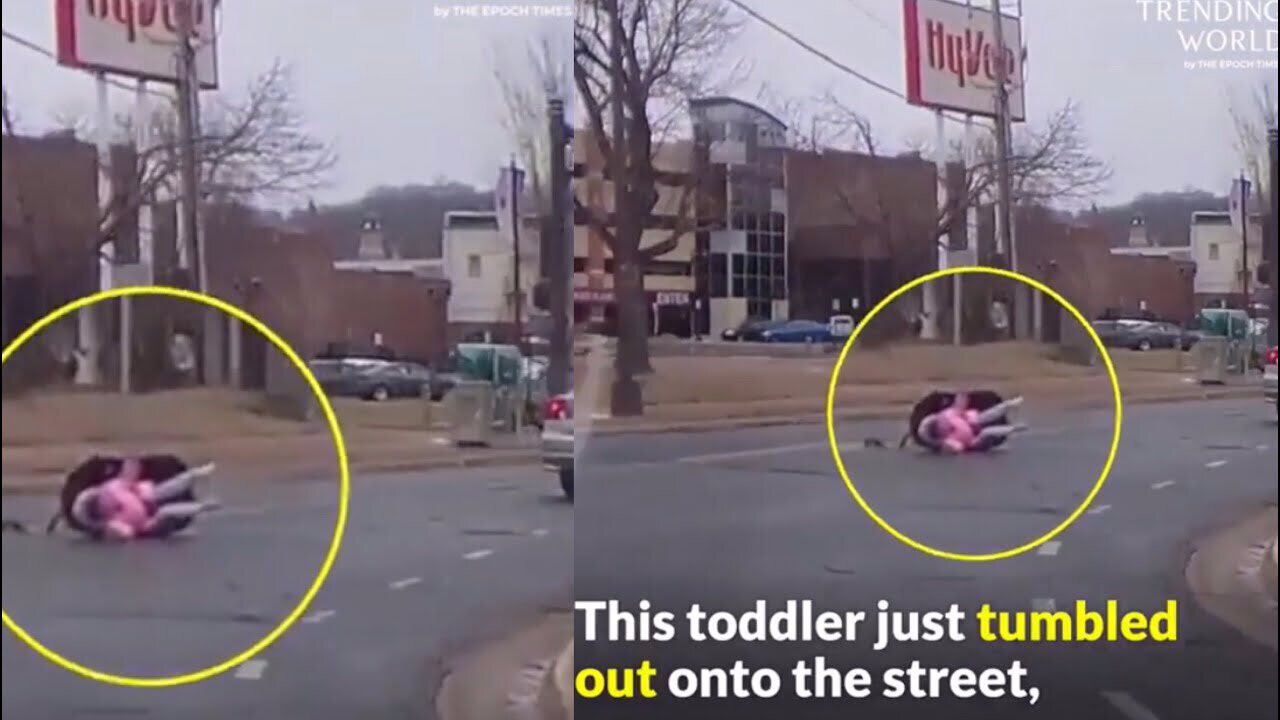 Toddler Falls Out Of Moving Car