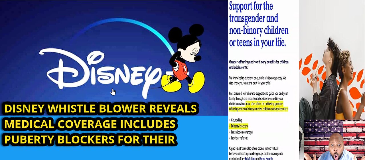 Disney Employee Whistleblower Exposes Medial Benefits that Pay for Children's Puberty Blockers!!!