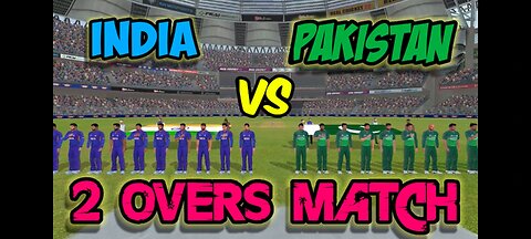 India vs Pakistan big controversy match in 2 overs who won match