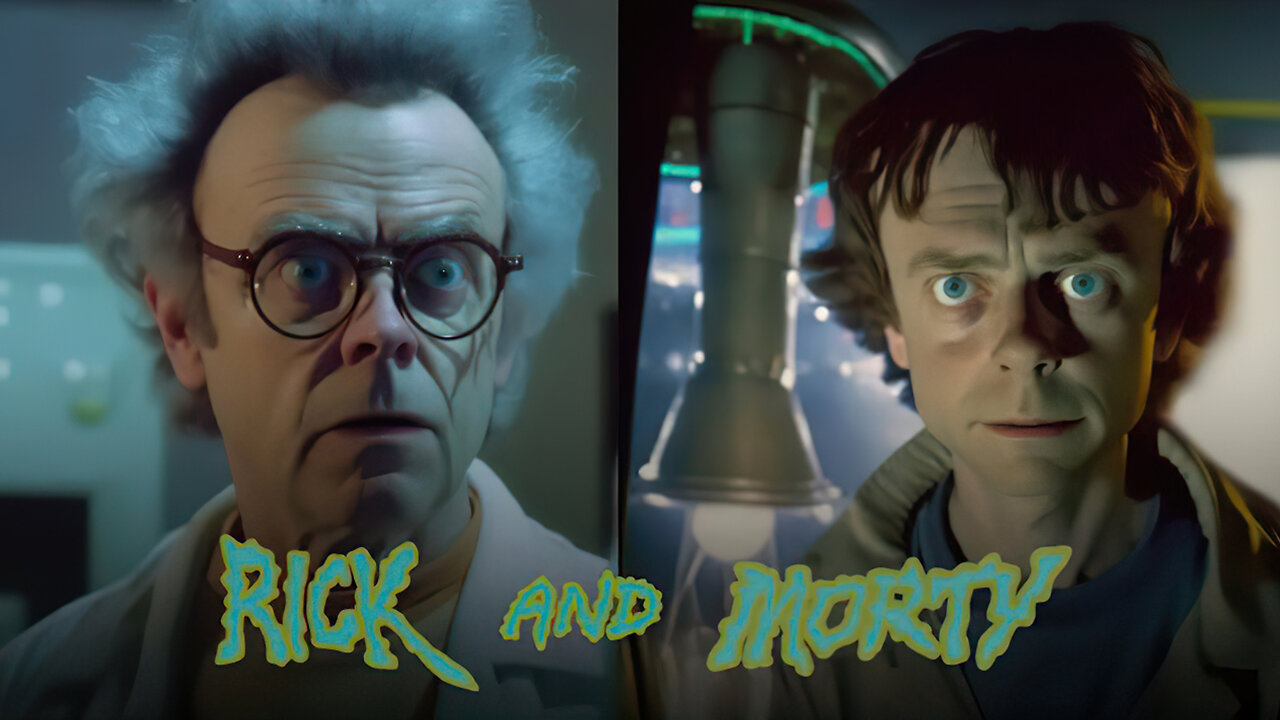 Rick And Morty as an 80's Dark Fantasy #rickandmorty #midjourney #80s