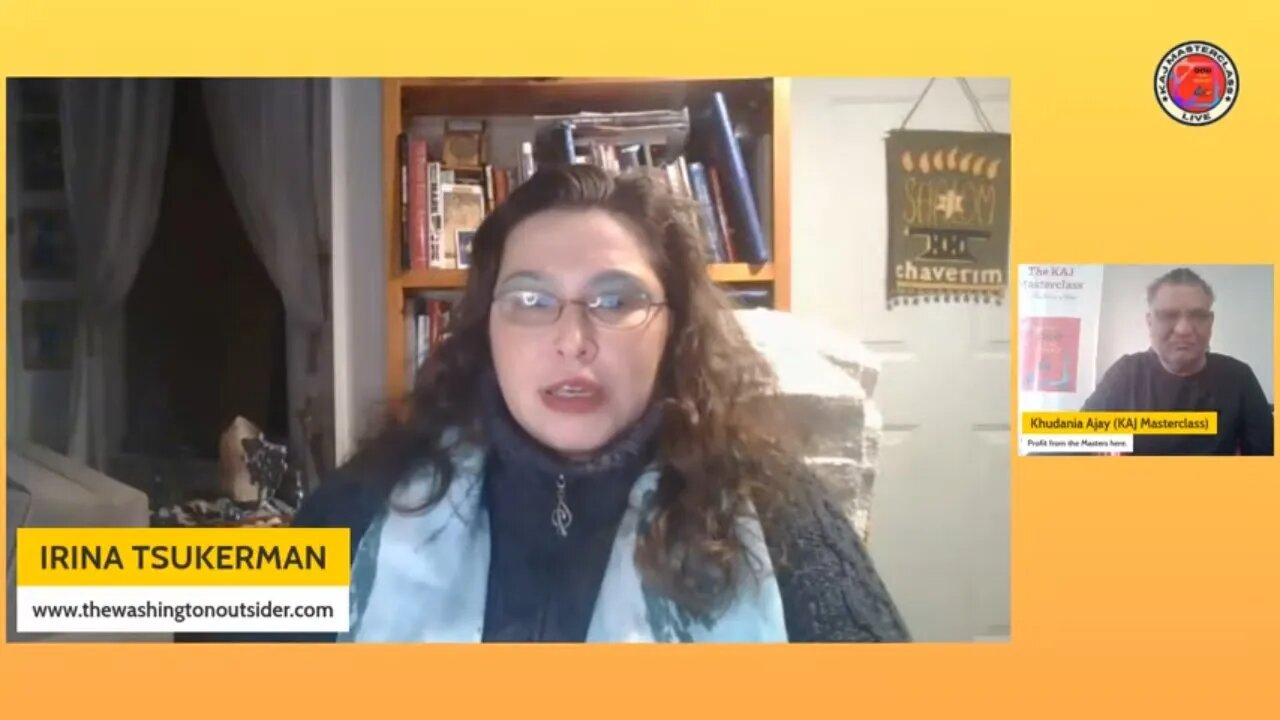 Irina Tsukerman's Worldview: India, USA, China, Russia, Gaza War & More | KAJ Masterclass LIVE