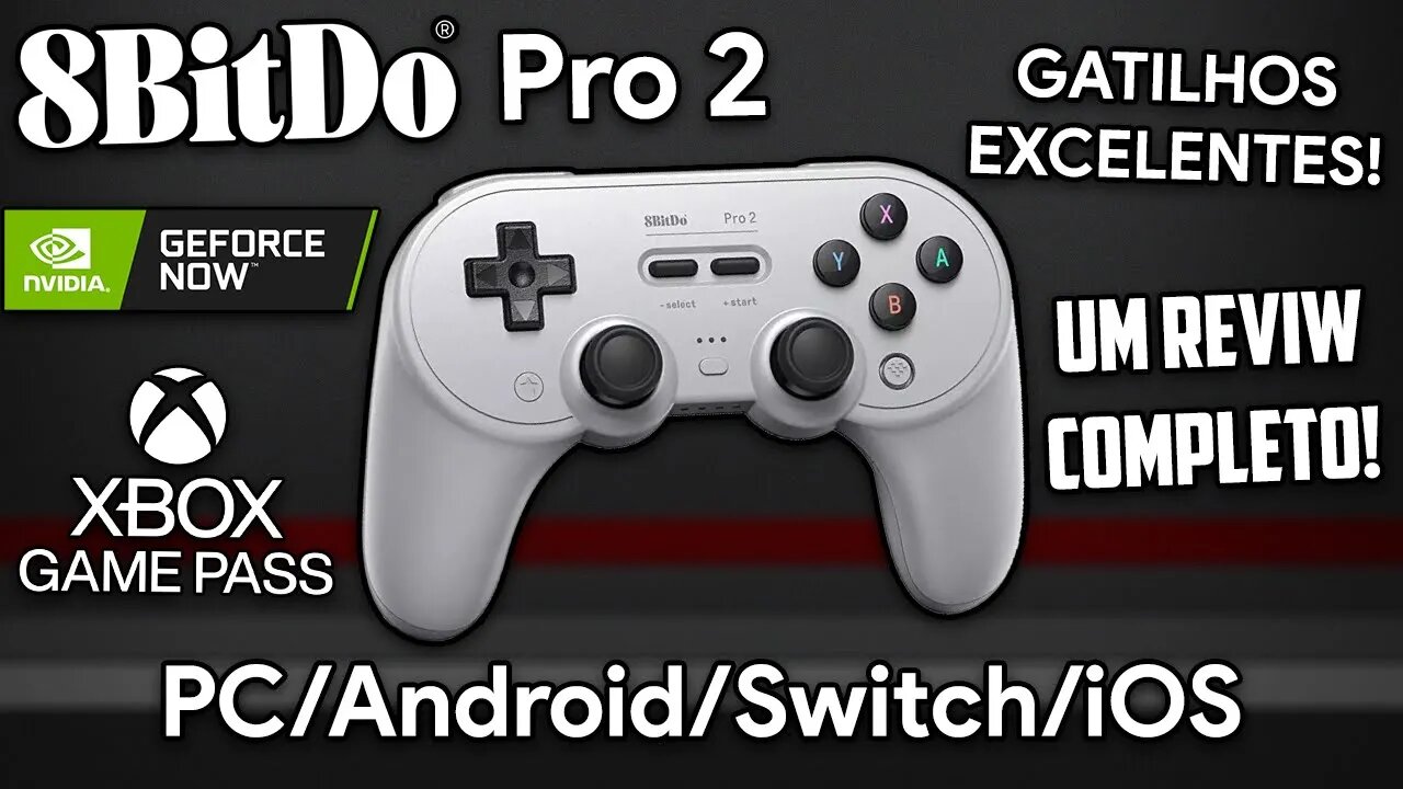 8bitDo Pro 2 | PARA XBOX XCLOUD E CLOUD GAMING SEM FIO! | PC, Android, IOS e Switch