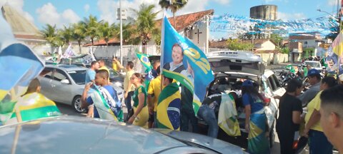 Pernambuco - apoiadores de Jair Bolsonaro realizam carreata: