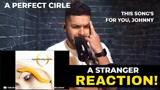 A Perfect Circle - A Stranger (Reaction!) | Dedicated to Johnny Depp