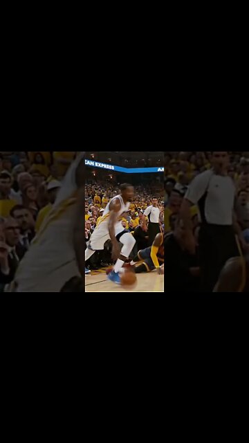 Durant Left Lebron Confused while watching him Owning that RIM!