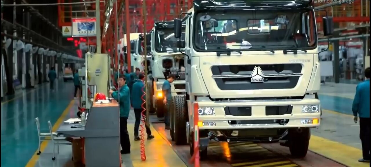 CHINESE TRUCK FACTORY - Sinotruk HOWO Production in Hong Kong