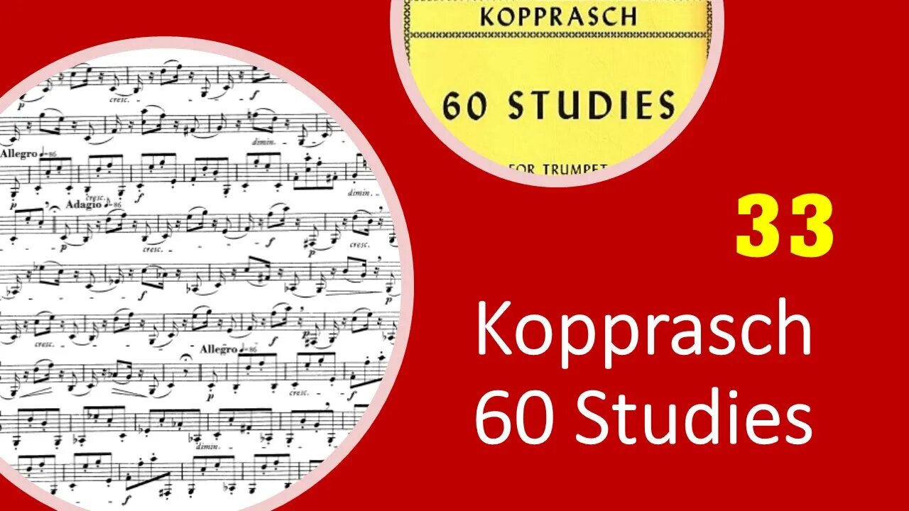 Kopprasch 60 Studies for Trumpet - 33