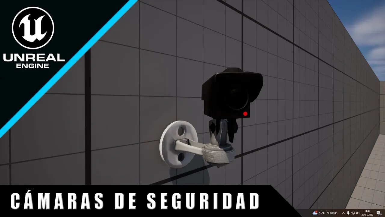 Cómo crear CÁMARAS de SEGURIDAD 2/2 - Unreal Engine 5.2