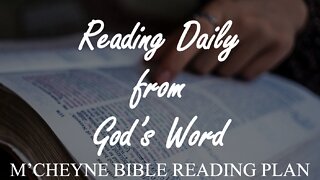 M’CHEYNE BIBLE READING PLAN - October 6