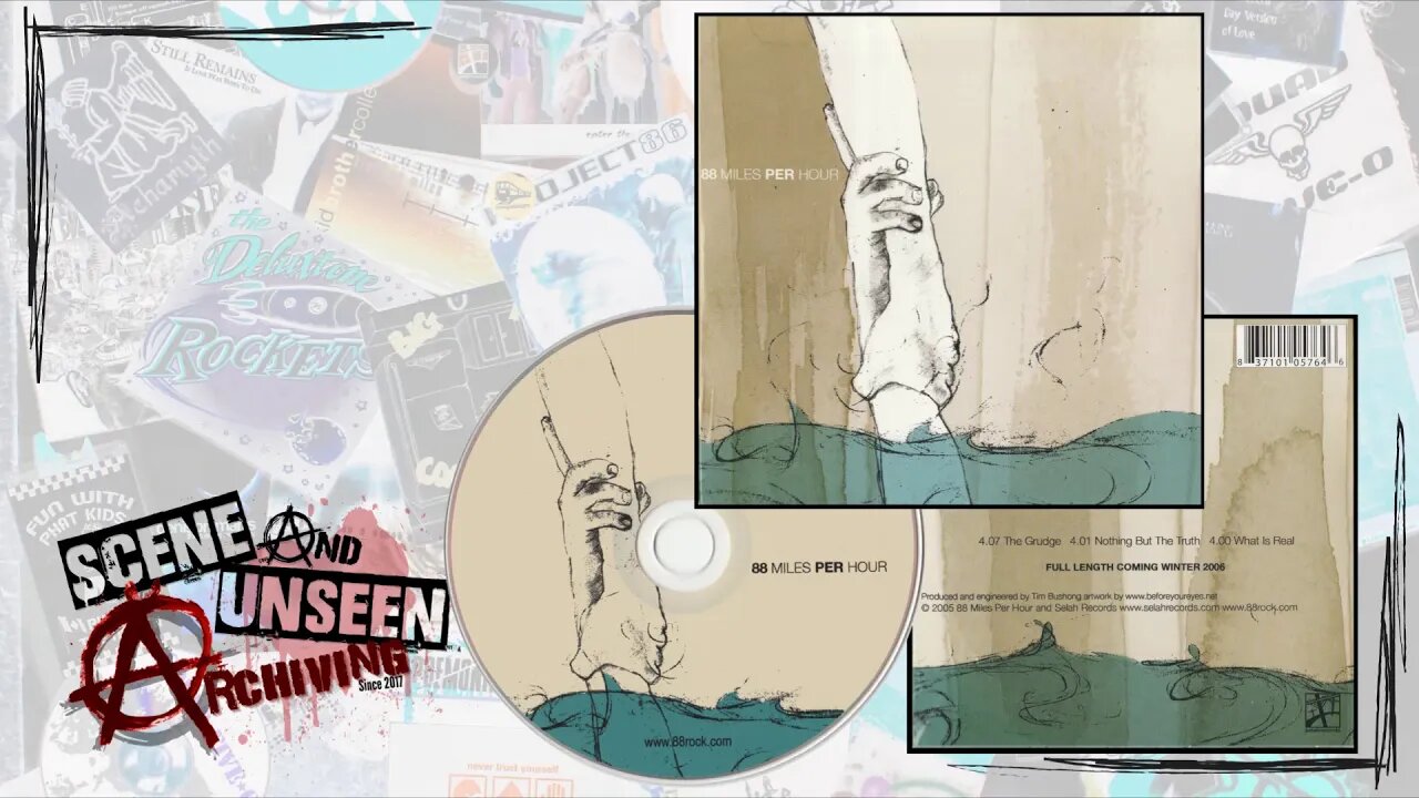 88 Miles Per Hour - 3-Song EP 💿 (Pigeon, Michigan Rocky-Punk). Selah Records 2005 Full-CD