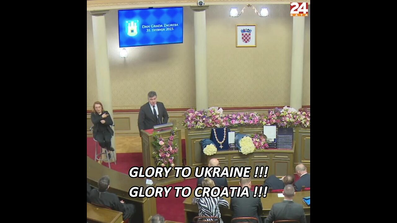 President of Croatia opposes "Glory to Ukraine" chant - Echoes Russia on Nazi claims