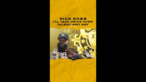 #rickross I’ll take drive over talent any day.🎥 @drinkchamps