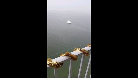 large boat on tjhe bay