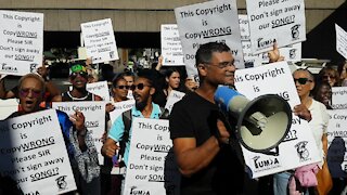 SOUTH AFRICA - Cape Town - Trade Union for Musicians of South Africa (TUMSA) march (Video) (ETq)