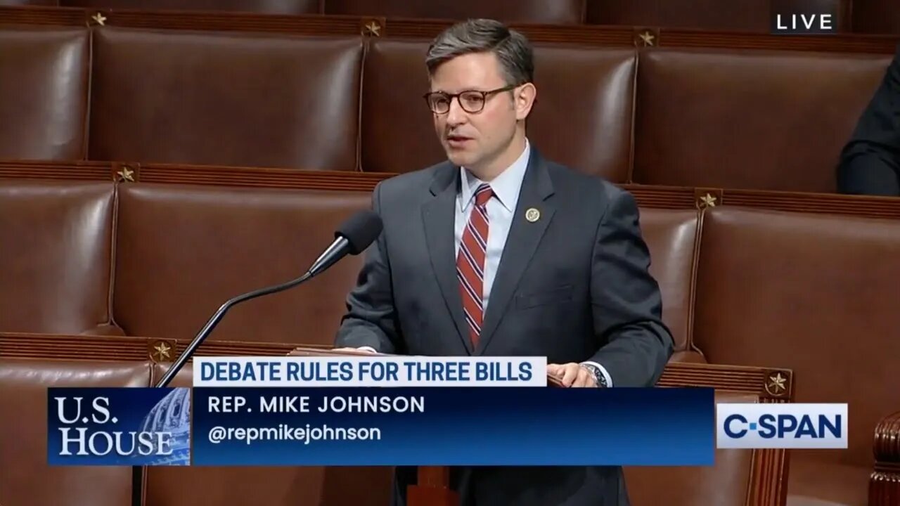 Congressman Johnson speaks on the House Floor condemning the violence against pregnancy centers