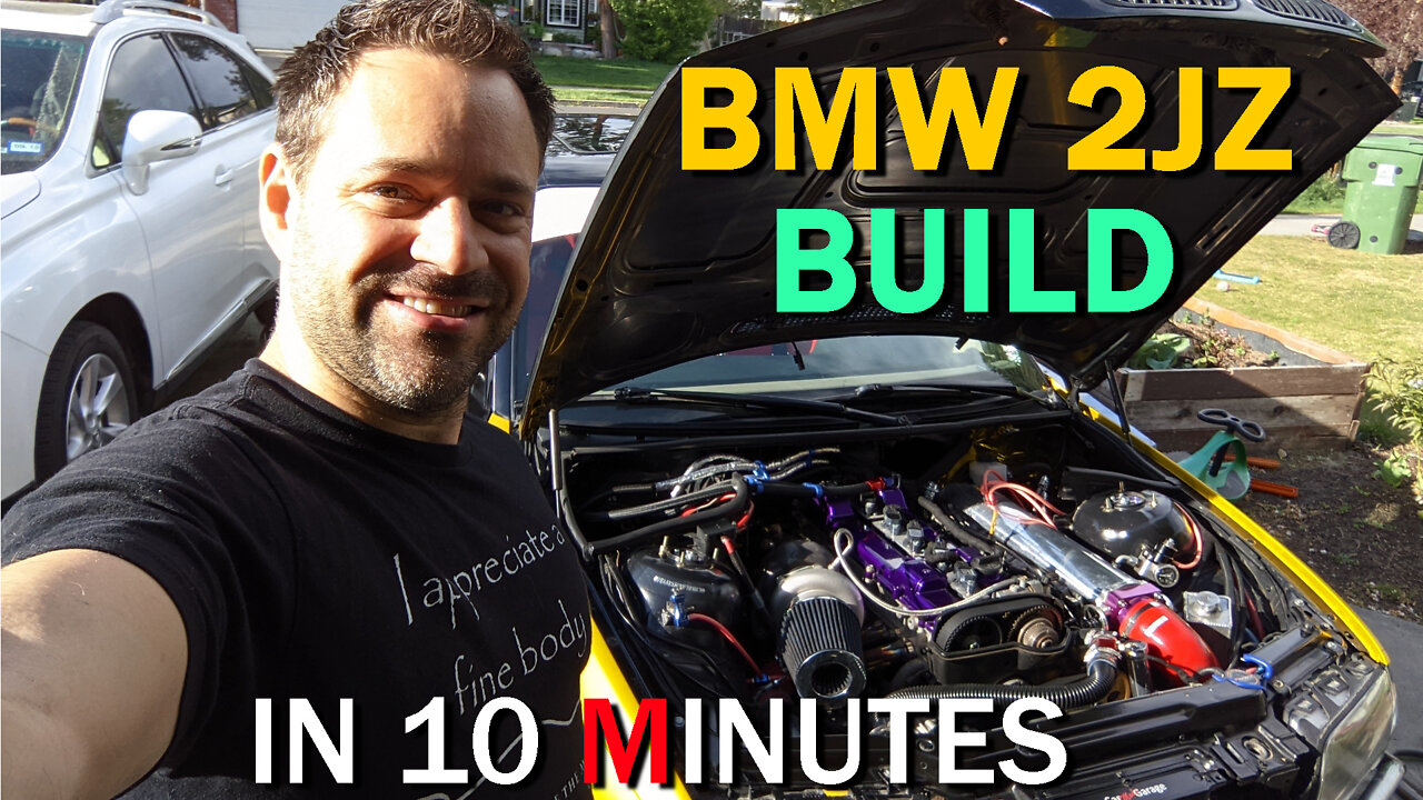 Ultimate BMW E46 2JZ Swap in 10 minutes