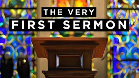 First sermon 06/30/2019 on Facebook