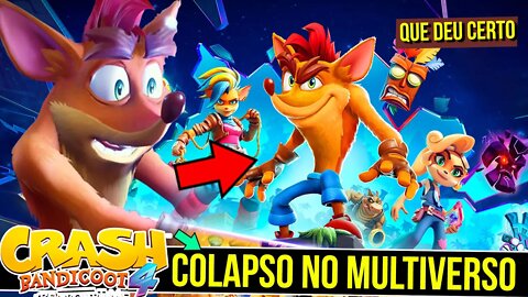 Crash 4 que Deu CERTO | Crash Bandicoot 4 #shorts