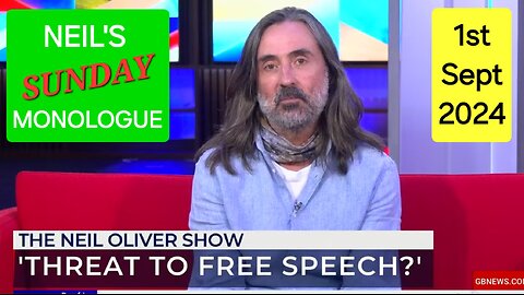 Neil Oliver's Sunday Monologue - 1st September 2024.