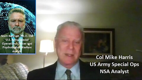 Lt Bennett w/ Col Harris: Russia, Tucker Carlson and Trump are Winning. Dominion is Cheating.
