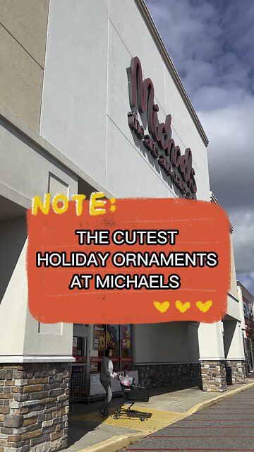 NEW HOLIDAY ORNAMENTS AT MICHAELS