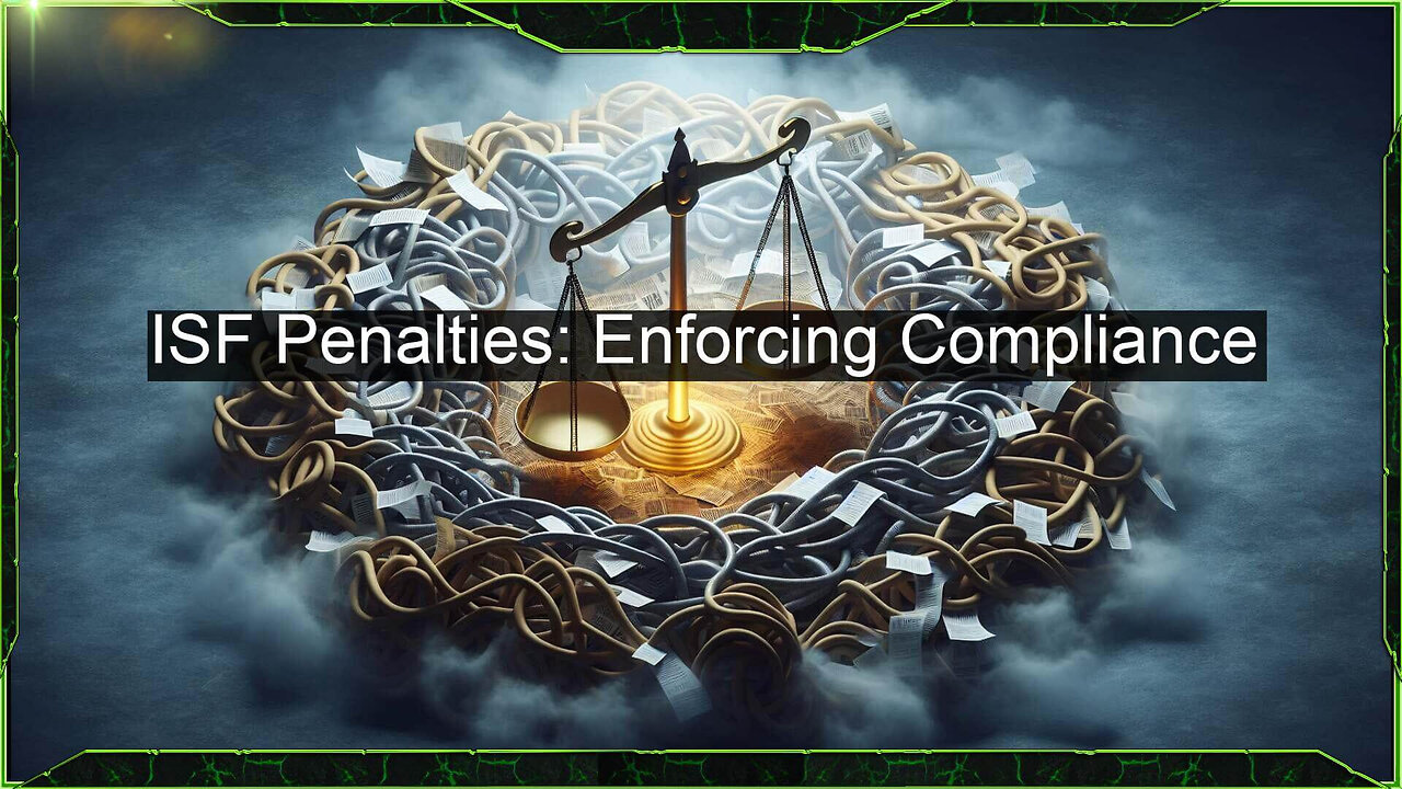 Promoting Adherence: Fines and ISF Compliance