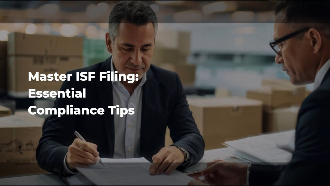 Mastering ISF Filings: Compliance is Key for Smooth Imports