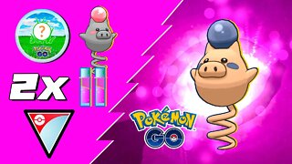 Spoink SHINY! Hora do Holofote! SPOTILIGHT! Dobre de STARDUST (Poeira Estelar)