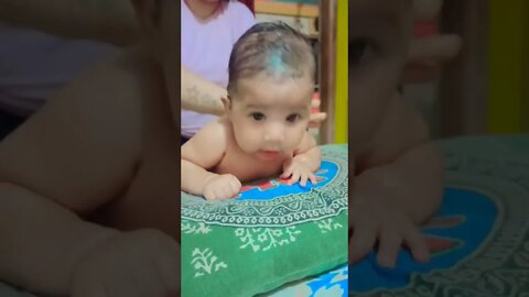 sweet baby massage #shorts #baby #babyboy #funny