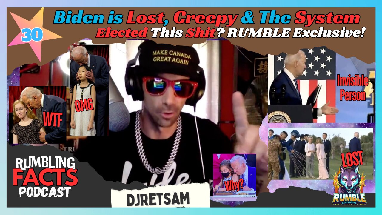 Biden is a Lost, Creepy & The System Elected This Shit! RUMBLE Exclusive! EP30