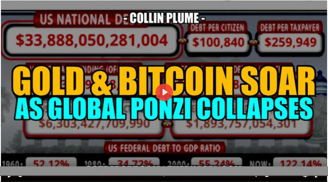 GOLD & BITCOIN SOAR AS GLOBAL PONZI COLLAPSES -- Collin Plume