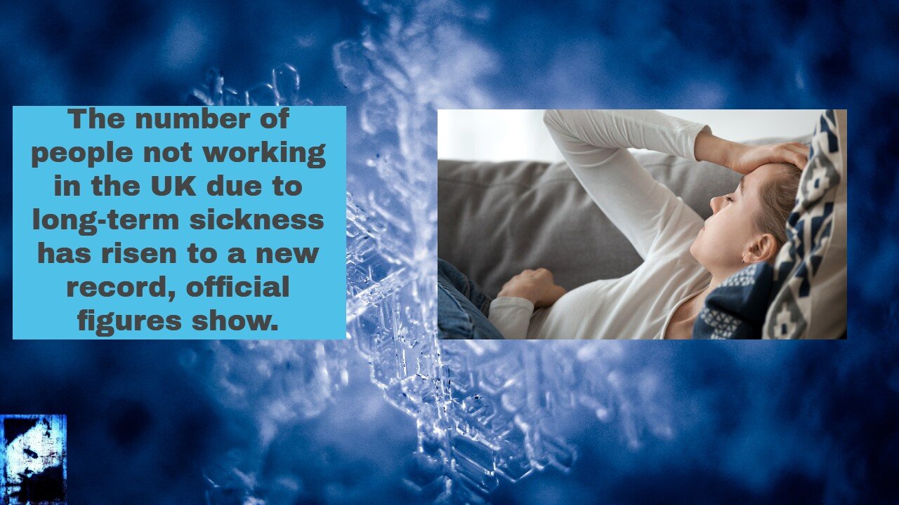 The number of people not working in the UK due to long term sickness has risen to a new record!
