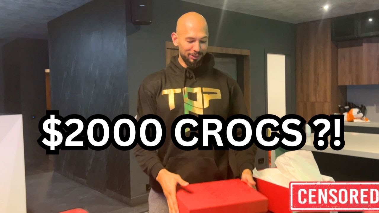 Andrew Tate Receives $2000 Crocs