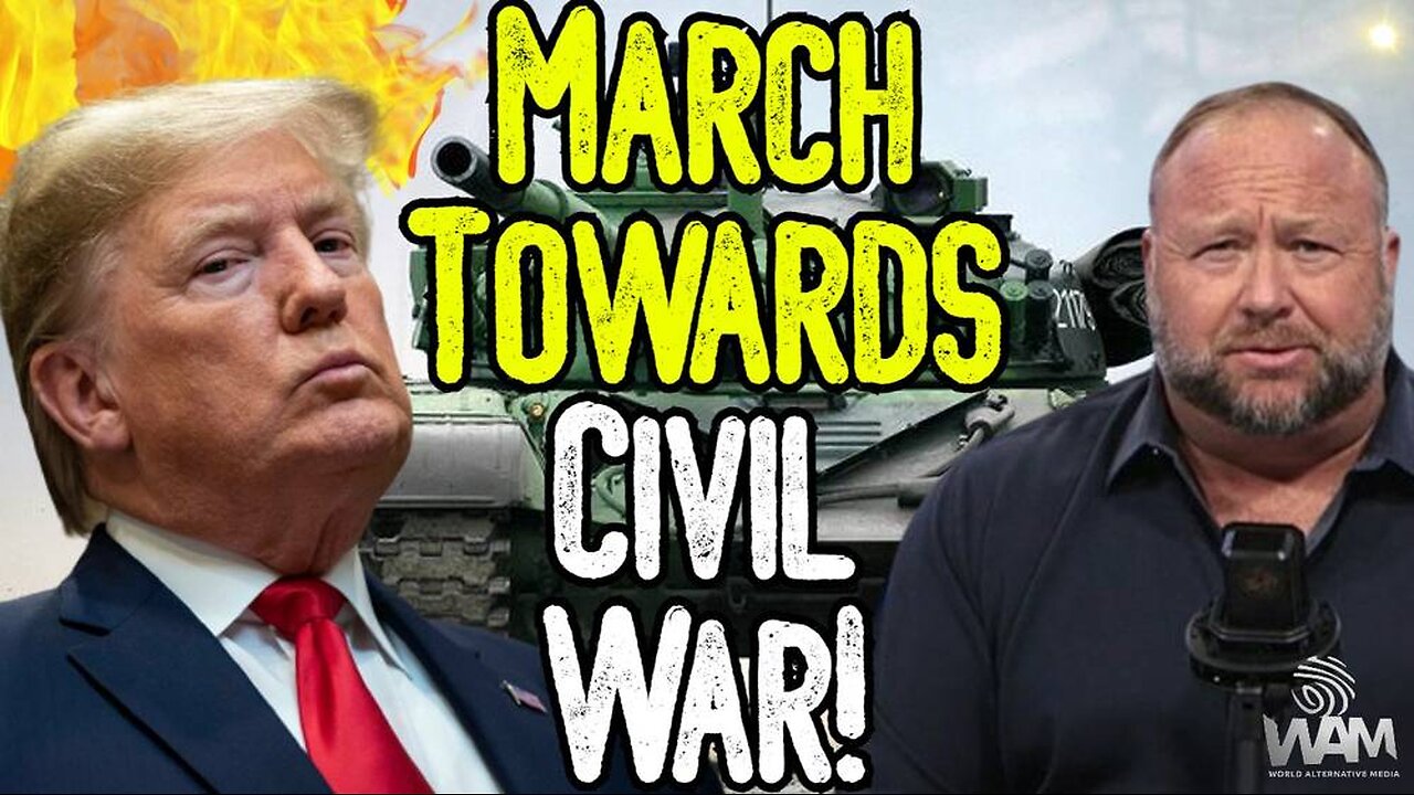 MARCH TOWARDS CIVIL WAR! - Feds Shutting Down Infowars As Government Plots Civil Unrest!