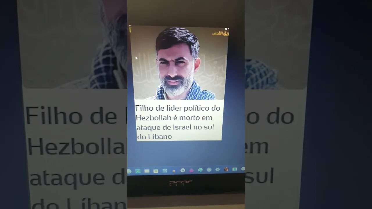 filho de líder político do hezbollah em ataque de Israel no sul... parabéns