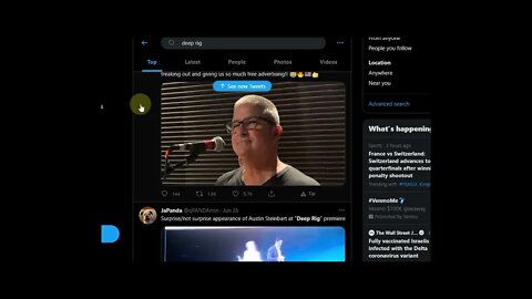Austin Steinbart/SMG and Joe Flynn Dominate twitter search for "Deep Rig"