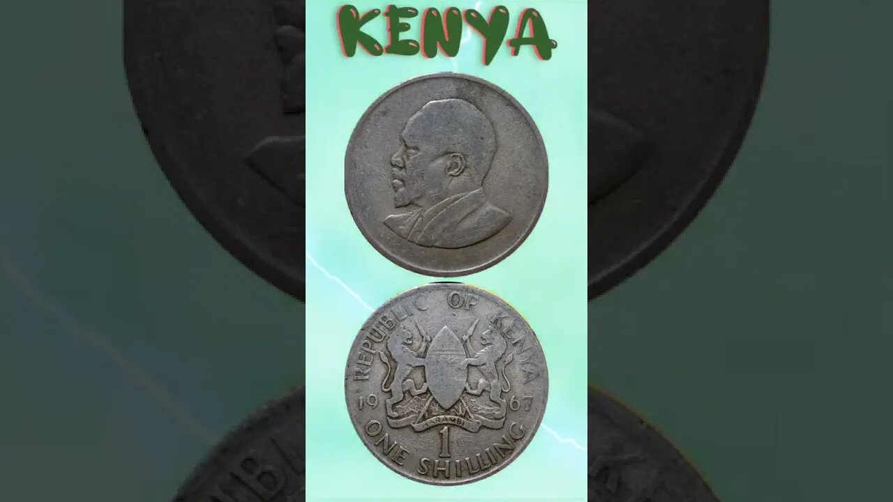 Kenya 1 Shilling 1967.#shorts #education #coinnotesz