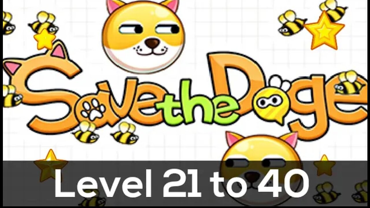 Save The DOG 🐶Play Store Game | Level 21 to 40 | #games #savethedoge #playstoregames #gaming