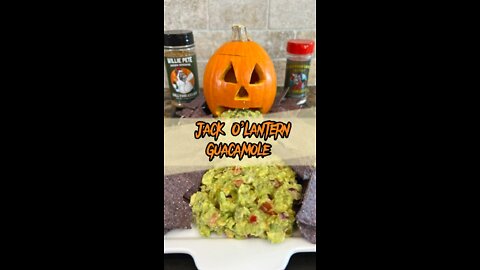 Homemade Halloween Guacamole