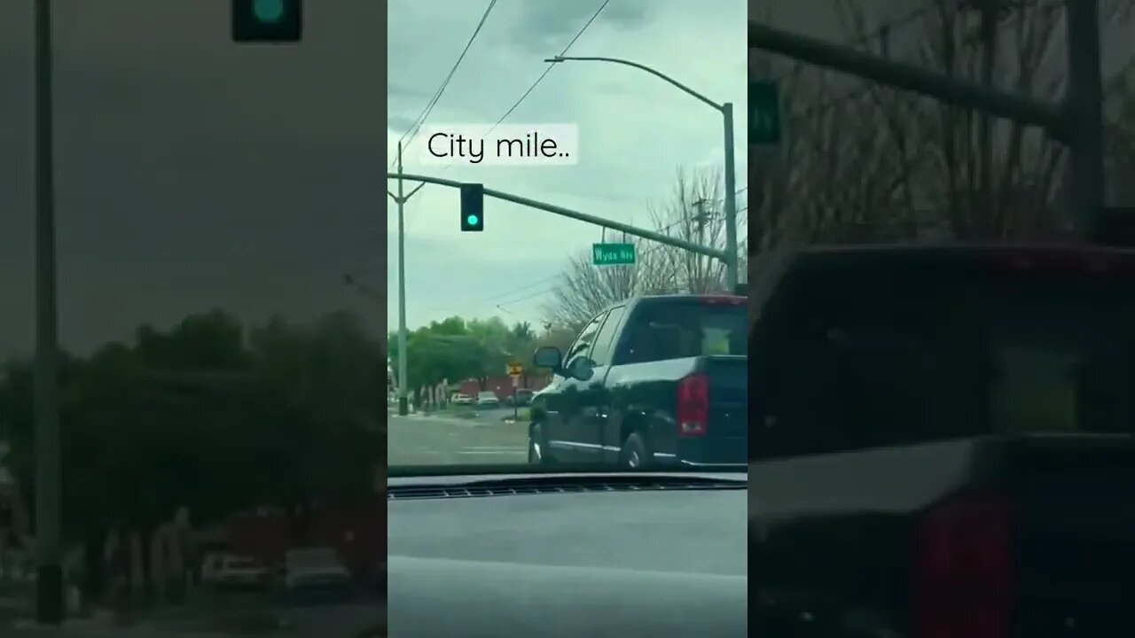 City mile vs country mile .